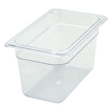 Bandeja de policarbonato de 1/4 x 6" WINCO SP7406