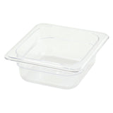 Bandeja de policarbonato de 1/6 x 2 1/2" WINCO SP7602