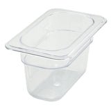 Bandeja de policarbonato de 1/9 x 4" WINCO SP7904