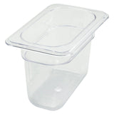 Bandeja de policarbonato de 1/9 x 6" WINCO SP7906