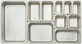 Bandeja gastronomica de acero inoxidable 1/1 x 2 1/2" WINCO SPJL-102
