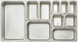 Bandeja gastronomica de acero inoxidable 1/1 x 4" WINCO SPJL-104