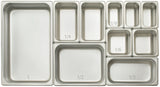 Bandeja gastronomica de acero inoxidable 1/1 x 6" WINCO SPJL-106