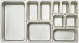 Bandeja gastronomica de acero inoxidable 1/2 x 2 1/2" WINCO SPJL-202