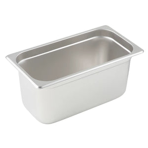 Bandeja gastronomica de acero inoxidable 1/3 x 6" WINCO SPJL-306