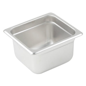 Bandeja gastronomica de acero inoxidable 1/6 x 4" WINCO SPJL-604