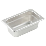 Bandeja gastronomica de acero inoxidable 1/9 x 2 1/2" WINCO SPJL-902