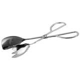 Pinzas para ensalada de acero inoxidable de 26,7 cm (10-1/2") con espátula y tenedor WINCO ST-105SF