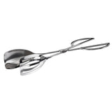Pinzas para ensalada de acero inoxidable de 25 cm (10") con espátula ranurada y sólida  WINCO ST-10S