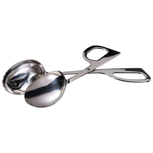 Pinzas para ensalada de acero inoxidable de 25 cm cuchara doble WINCO ST-2
