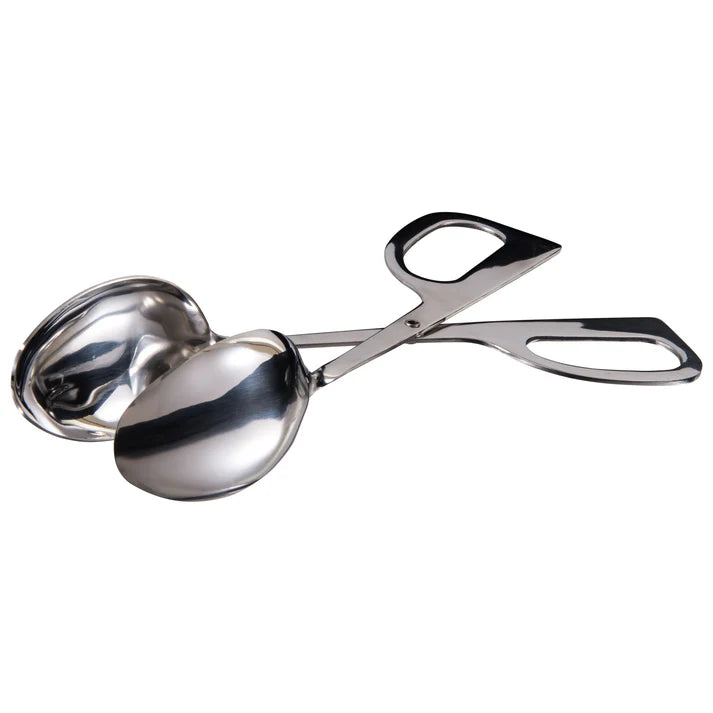 Pinzas para ensalada de acero inoxidable de 25 cm cuchara doble WINCO ST-2