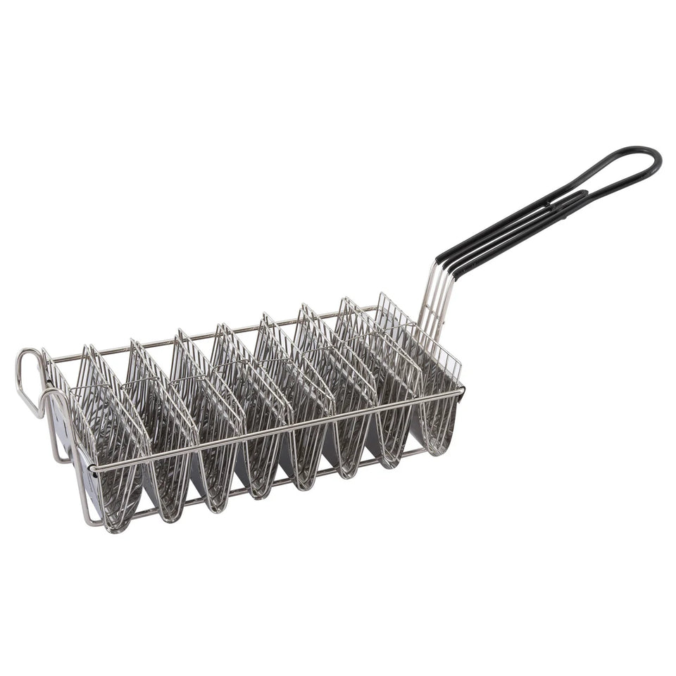 Cesta para tacos de 6" con 8 ranuras WINCO TB-8