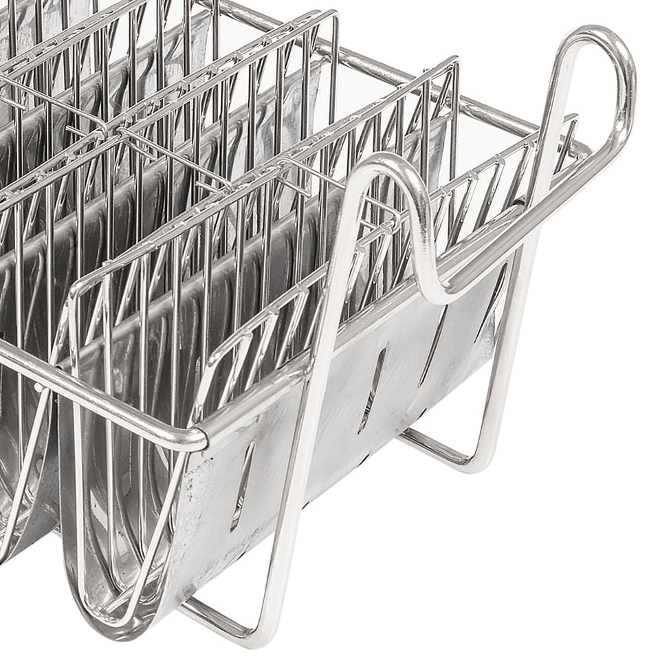 Cesta para tacos de 6" con 8 ranuras WINCO TB-8