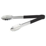 Pinzas multiusos de alta resistencia con mango de plástico de 30,5 cm (12") color negro WINCO UT-12HP-K