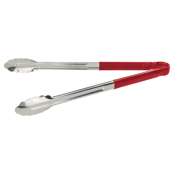 Pinzas multiusos de alta resistencia con mango de plástico de 16" color rojo WINCO UT-16HP-R