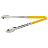 Pinzas multiusos de alta resistencia con mango de plástico de 16" color amarillo WINCO UT-16HP-Y