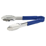 Pinzas multiusos de alta resistencia con mango de plástico de 9" color azul WINCO UT-9HP-B